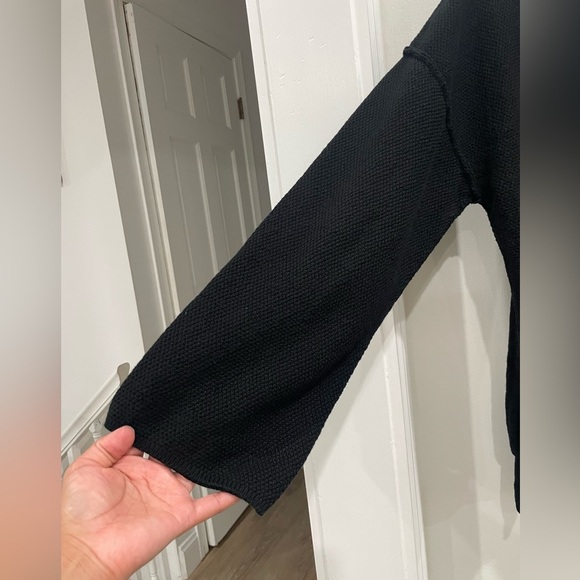 LILLUSORY Black Button-Up Sweater - Picture 3 of 4